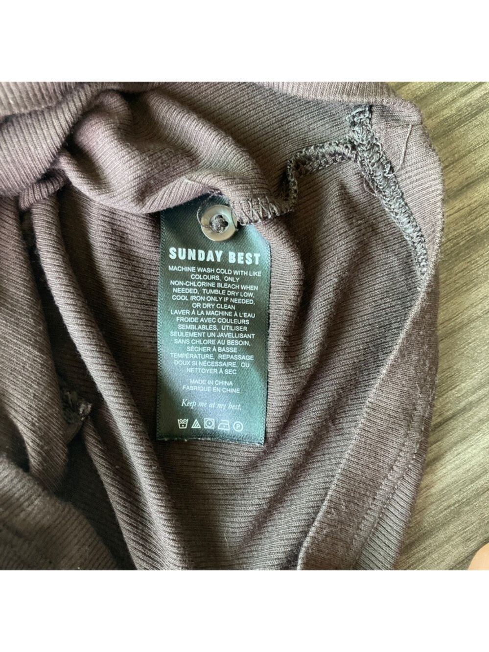 Aritzia Sunday Best Kara Crop Tank Brown XS - Picture 5 of 6